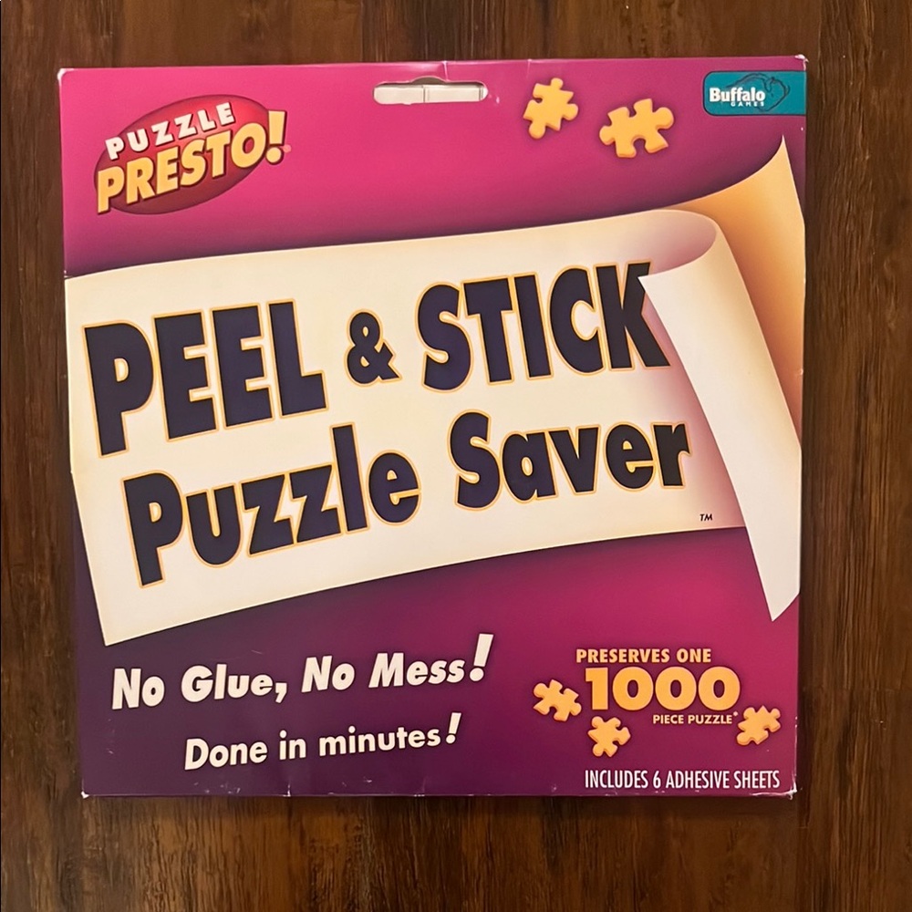 NWT Buffalo Games Peel & Stick Puzzle Saver
